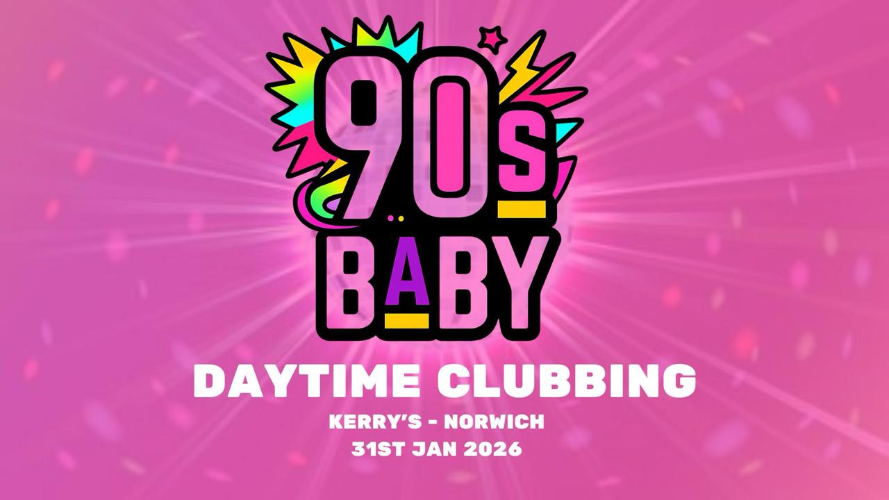 90s Baby Daytime Clubbing with The Over 30s Club
